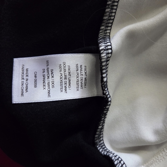 ⭐️Cleo Black and White Layered Tank Top Size Small - Picture 3 of 5